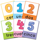 Flashcards SPANISH Numbers - Printable - Números en Español
