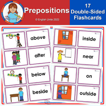 Flashcards - School Prepositions