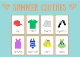 Flashcards Summer Clothes_ENG