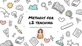 Flashcards / Tarjetas de estudio sobre la enseñanza de la L2