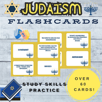 Preview of Flashcards - The Hebrews and Judaism - Study Skills for 6th Grade