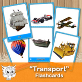 Flashcards - Transport (Land, Air, Water) / Демо карточки 