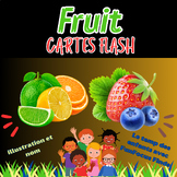 Flashcards de Fruits pour enfants - 19 pages imprimables (