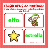 Flashcards de Navidad en español (2 por página)