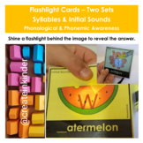 Flashlight Cards Syllables & Initial Sounds - Phonological