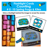 Flashlight Counting # 0 - 10 Frogs and Kites - Number Sens