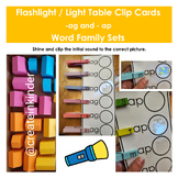 Flashlight / Light Table Clip Cards - ag , - an , and - ap