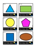 Flashlight Math Cards : Geometry 2D / 2-D Shapes -- Count 