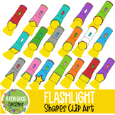 Flashlight Shapes Clip Art