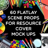 Flat Lay Scene Props for Resource Cover Mock Ups | Real Photos
