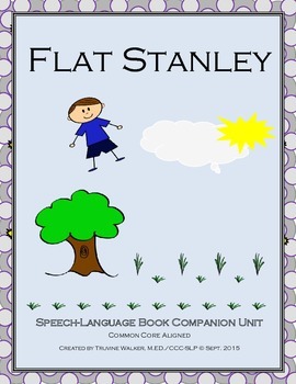 Preview of Flat Stanley Speech- Language Companion (Common Core Aligned)