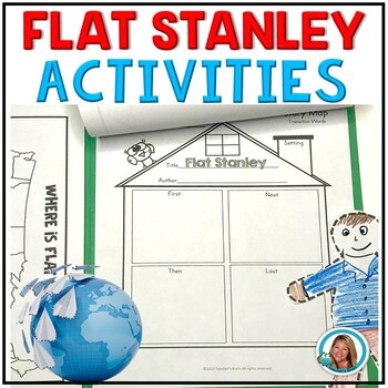 Preview of Flat Stanley Activities Lap Book |  EDITABLE Parent Letter | Flat Student