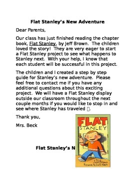 Preview of Flat Stanley Project