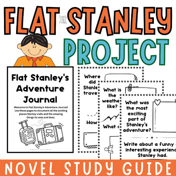 Preview of Flat Stanley Project Templates Writing Activities Novel Study