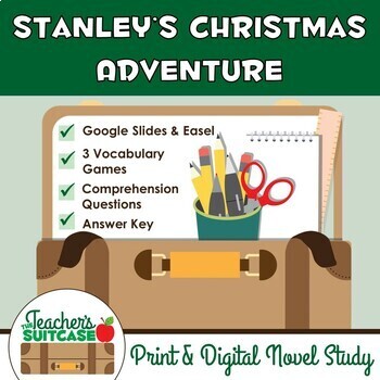 Preview of Flat Stanley: Stanley's Christmas Adventure {Novel Study} PRINT & DIGITAL
