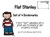 "Flat Stanley", by J. Brown, Set of 4 Bookmarks