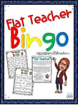 Preview of Flat Teacher Bingo