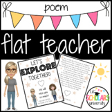 Flat Teacher Poem Printable