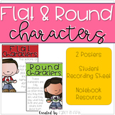 what is flat and round character