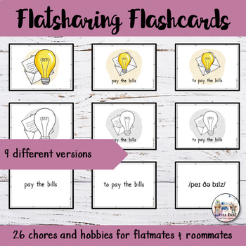 Preview of Flatsharing Flashcards