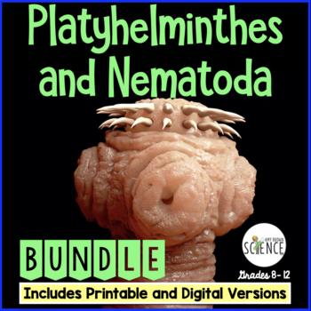 Preview of Phylum Platyhelminthes and Phylum Nematoda Flatworms and Roundworms Bundle