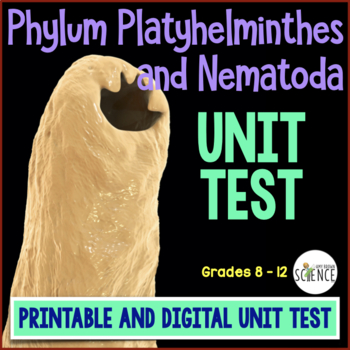 Preview of Phylum Platyhelminthes and Phylum Nematoda TEST Flatworms and Roundworms