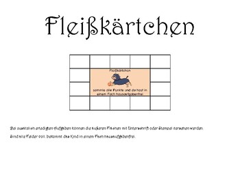 Preview of Fleißkärtchen im Hundedesign