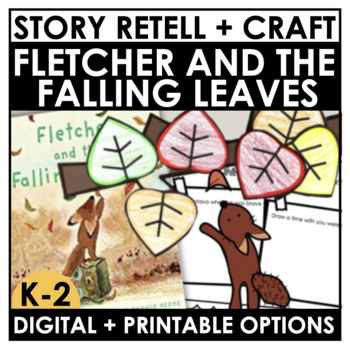 Preview of Fletcher and the Falling Leaf Read Aloud Digital + Printa Google Slides™ | Craft