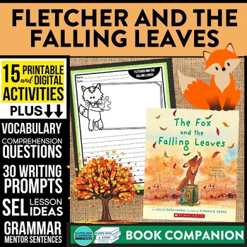 Preview of FLETCHER AND THE FALLING LEAVES activities READING COMPREHENSION Book Companion