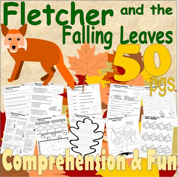 Preview of Fletcher and the Falling Leaves Fall Book Study Companion Comprehension Quiz Fun