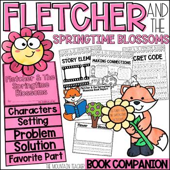 Preview of Fletcher and the Springtime Blossoms Activities Spring Read Aloud Comprehension