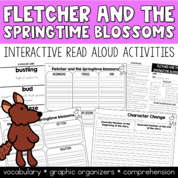 Preview of Fletcher and the Springtime Blossoms Activities Interactive Read Aloud