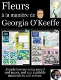 Fleurs à la manière de Georgia O'Keeffe (avancé), Online L