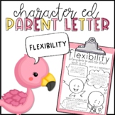 Flexibility Parent Letter | Character Education | SEL | Pa