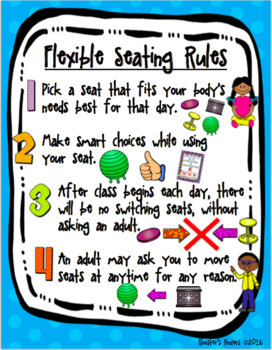 Preview of Flexible / Alternative Seating Rules - 18 Poster BUNDLE!