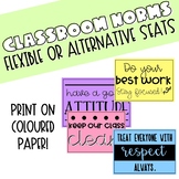 Flexible or Alternative Seating Classroom Rules