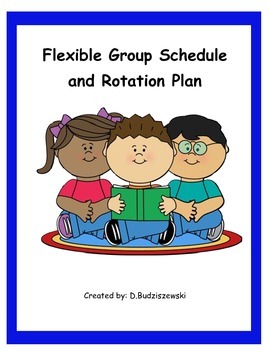 Preview of Flexible Group Schedule and Rotation Plan  (Guided Reading Groups)