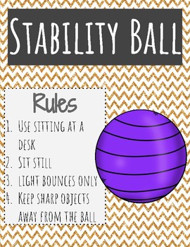 Preview of Flexible Seating Anchor Charts- Gold Version