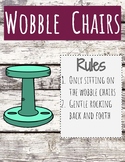 Flexible Seating Anchor Charts- Rustic Style