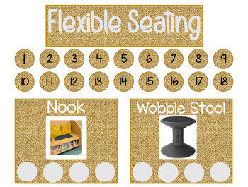 Preview of Flexible Seating Chart