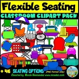 Flexible Seating Clip Art for Commercial Use- Classroom Pack