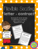 Flexible Seating Contract and Info Letter FREEBIE