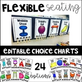 Flexible Seating Choice Charts - Editable