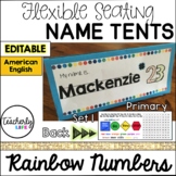 Flexible Seating Name Tents - Primary (American English) *EDITABLE*