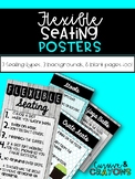 EDITABLE Flexible Seating Posters