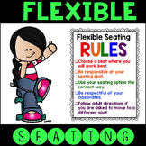 Flexible Seating Rules and Expectations with I Can Statements