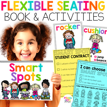 Preview of Smart Spots Flexible Seating Book with Rules, Posters, Contract & Parent Letter