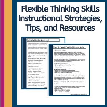 Preview of Flexible Thinking Skills: Instructional Strategies