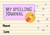 Flexible, student-centered spelling journal