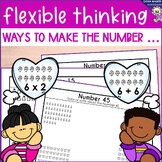 Flexible thinking, write the equation, addition, subtracti